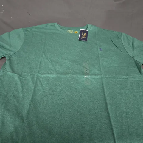 POLO RALPH LAUREN GREEN T-SHIRT - LARGE