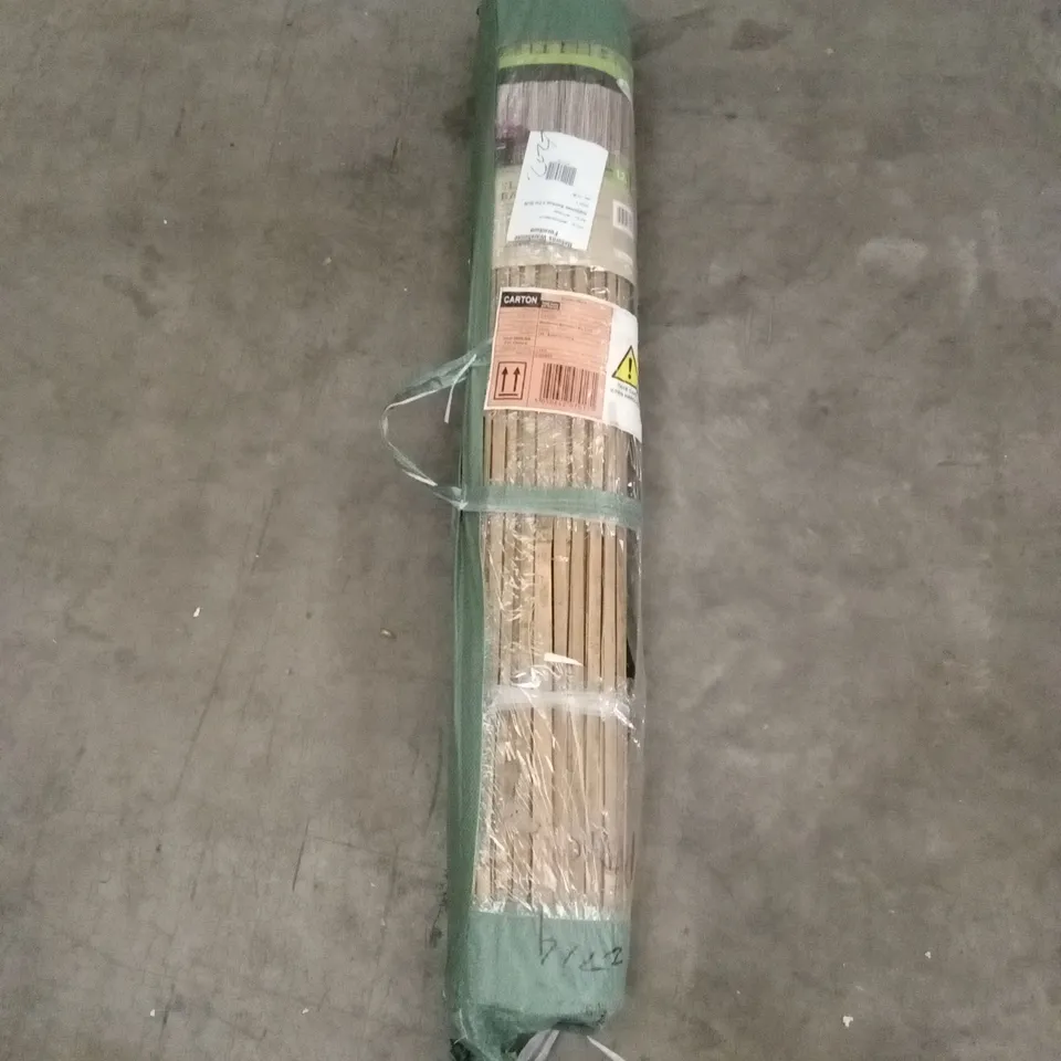 WRAPPED SLATSCREEN BAMBOO 3.8 x 1.2m