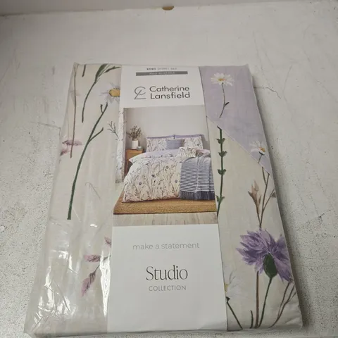 CATHERINE LANSFIELD STUDIO COLLECTION KING DUVET SET – FLORAL PRINT (FULLY REVERSIBLE)