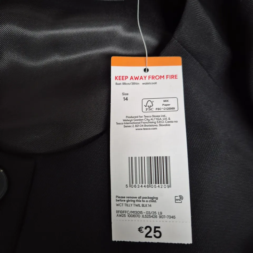 F&F Black Women’s Blazer – UK 14 (EU 42), Tailored Jacket