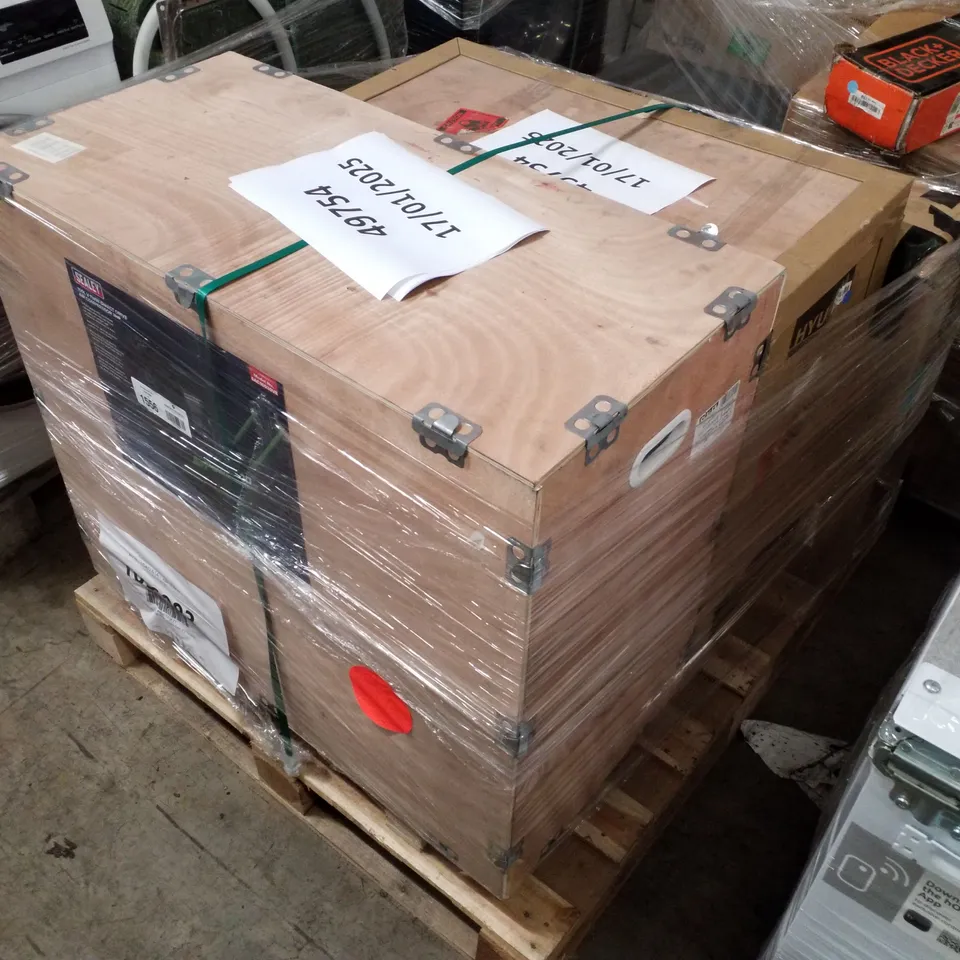 PALLET OF APPROXIMATELY 4 UNPROCESSED RAW RETURN WHITE GOODS TO INCLUDE