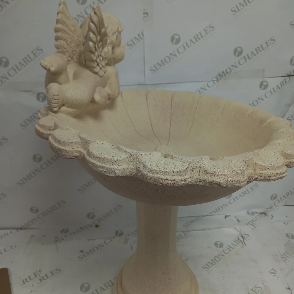 MY GARDEN STORIES CHERUB BIRDBATH / COLLECTION ONLY