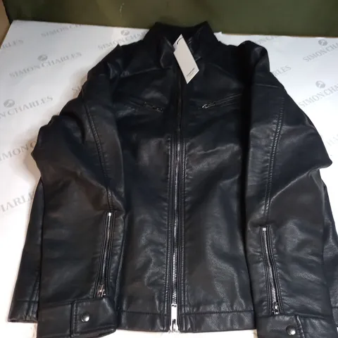 FIRETRAP PU JACKET MENS - EXTRA LARGE 