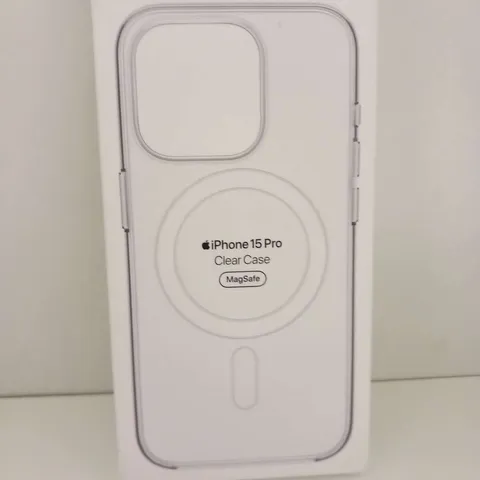 BOXED APPLE IPHONE 15 PRO CLEAR CASE MAGSAFE