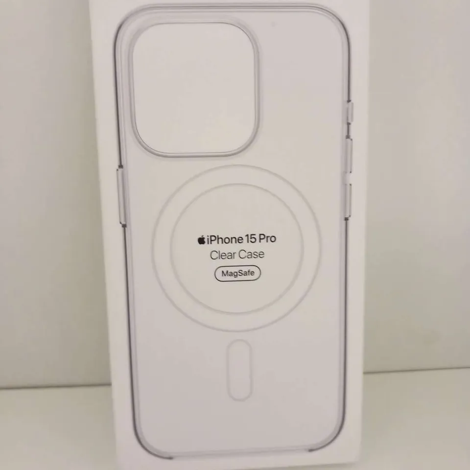 BOXED APPLE IPHONE 15 PRO CLEAR CASE MAGSAFE