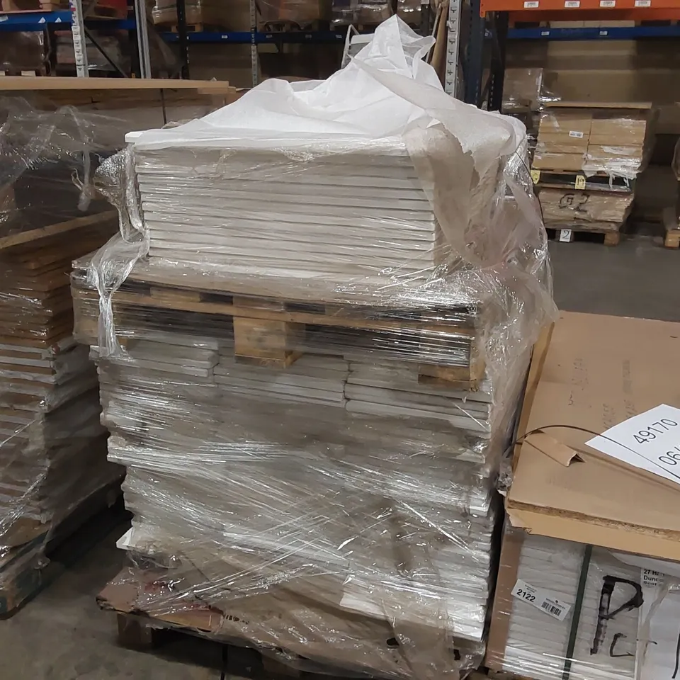 PALLET OF LARGE QUANTITY OF KITCHENS/BEDROOM REPLACEMENT CABINET DOOR/DRAWER/END PANELS IN ASSORTED SIZES