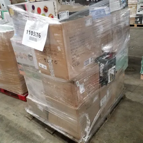 PALLET OF APPROXIMATELY 25 UNPROCESSED RAW RETURN HOUSEHOLD AND ELECTRICAL GOODS TO INCLUDE;
