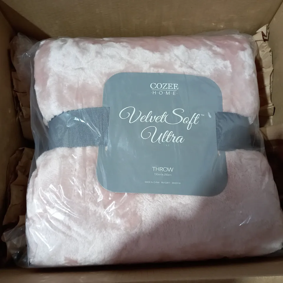 COZEE HOME VELVETSOFT THROW ONE SIZE
