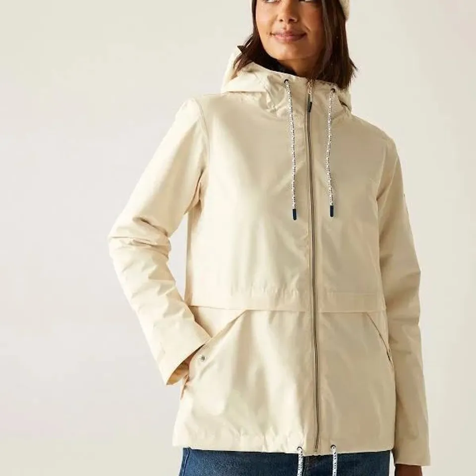 REGATTA WOMEN'S BAYLETTA WATERPROOF JACKET OAT SIZE 10