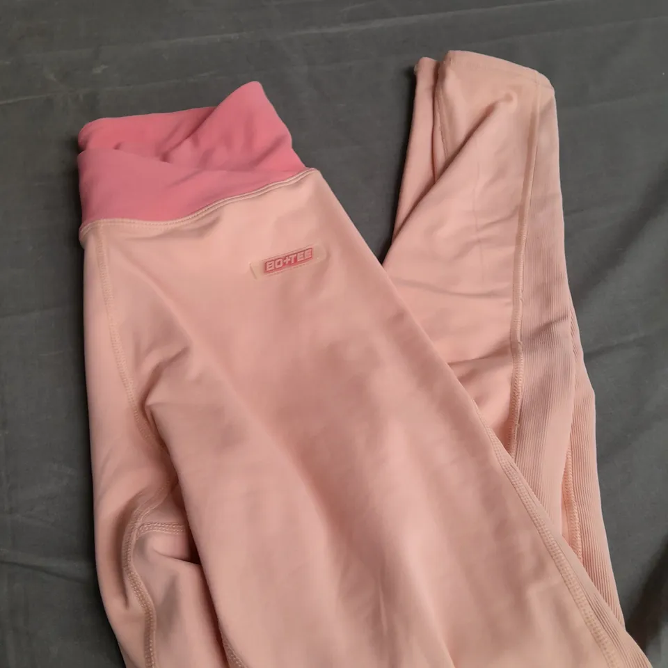 BO+TEE PINK GYM LEGGINGS SIZE S