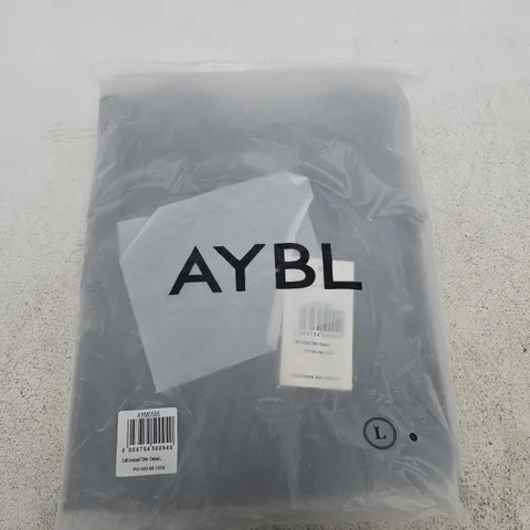 BAGGED AYBL CRAFT OVERESIZED T-SHIRT - SIZE LARGE - CHARCOAL