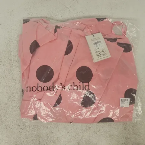 BAGGED NOBODY'S CHILD ALICE MIDI DRESS IN OCCASION PINK SIZE UK 6