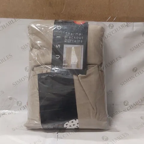 BAGGED POLYESTER BLACKOUT CURTAIN PAIR (SET OF 2) - 90 x 72"