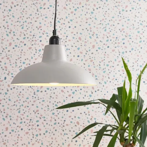 BOXED 12.2CM H METAL BOWL PENDANT SHADE (SET OF 2)