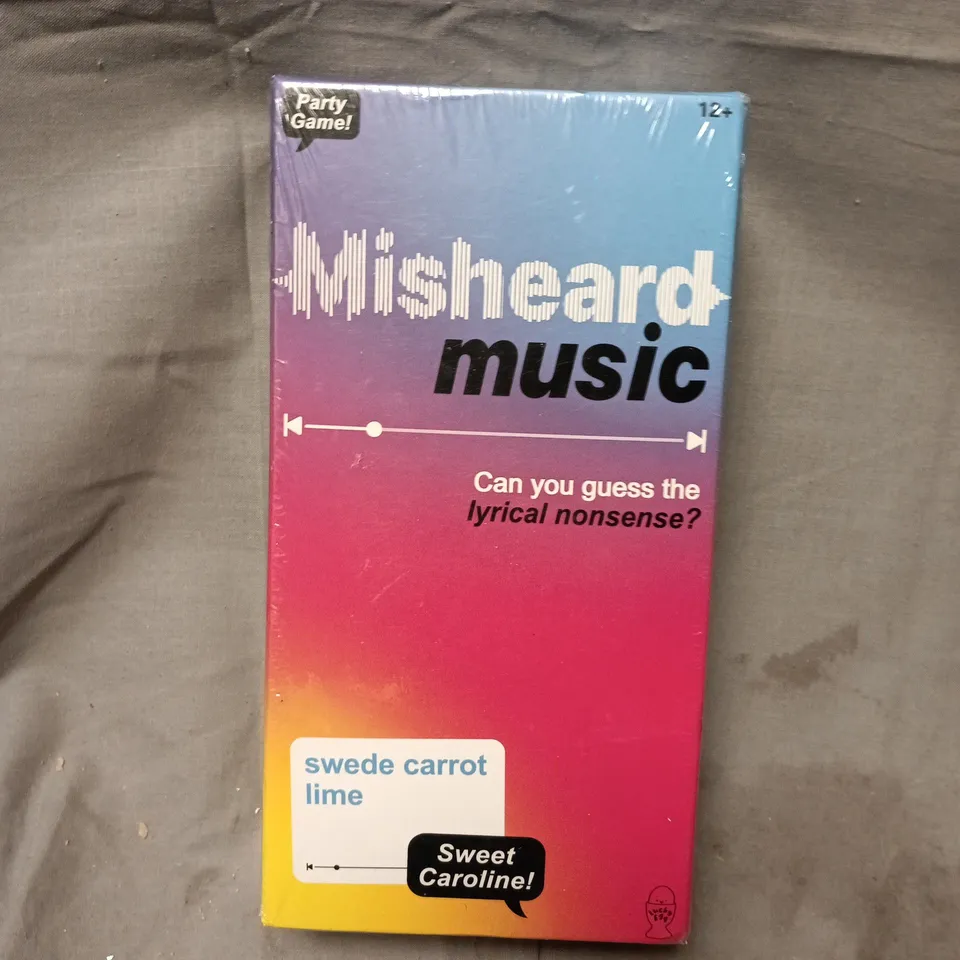 SEALED MISHEARD MUSIC PARTY GAME