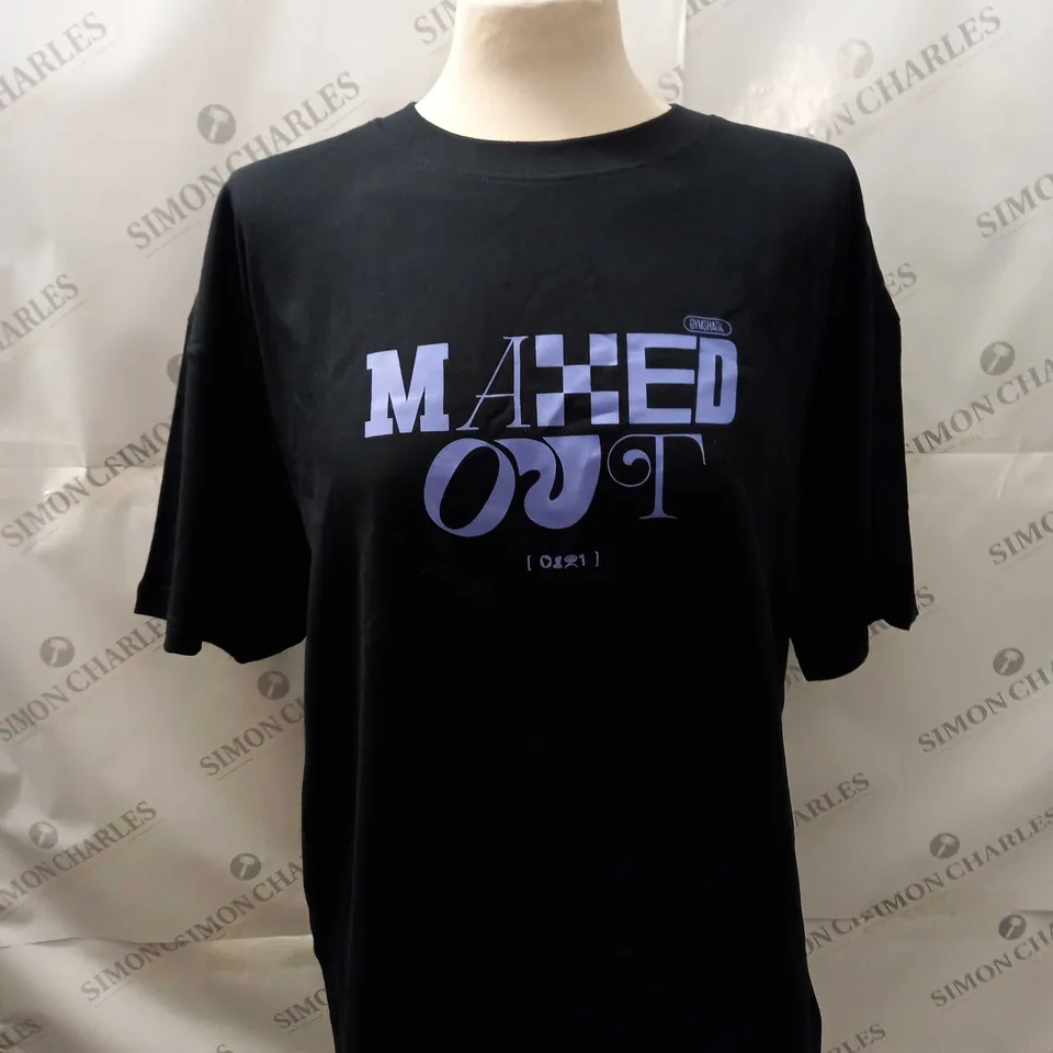 GYMSHARK MAXED OUT T-SHIRT SIZE M