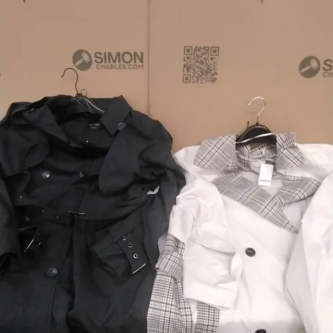 PALLET CONTAINING APPROXIMATELY 60 BRAND NEW WOMEN'S DESIGNER CLOTHES WHICH INCLUDE;JD WILLIAMS JACKETS AND COATS ETC