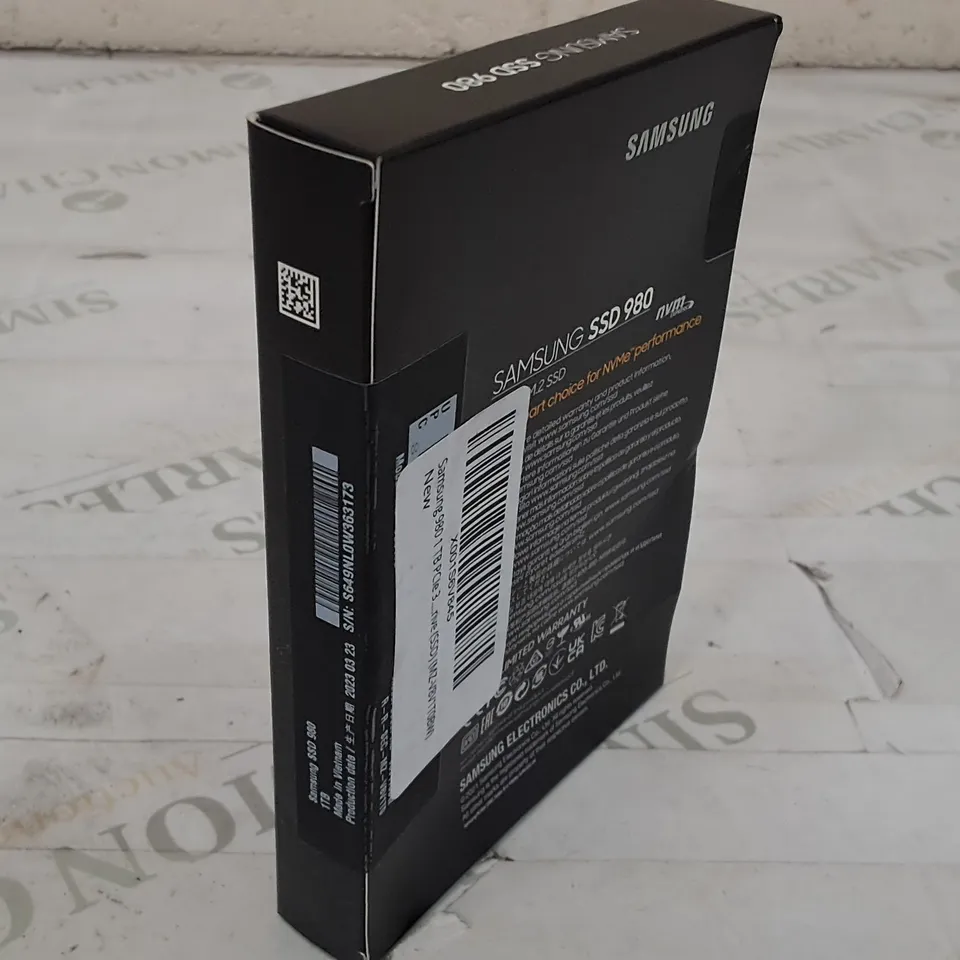 SEALED SAMSUNG 1TB SSD 980 NAME M.2 SSD