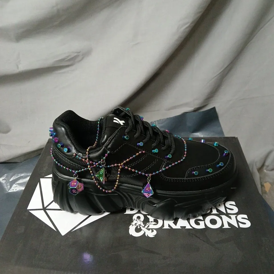 KOI DUNGEONS AND DRAGONS DICE MYSTIC CHARM TRAINERS RAINBOW BOXED SIZE 4