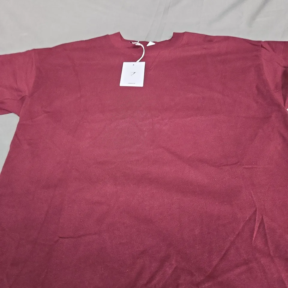 GYMSHARK REST DAY ESSENTIALS T-SHIRT SIZE S