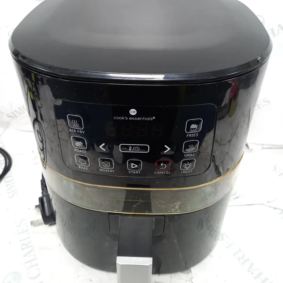 COOK'S ESSENTIALS AIR FRYER - BLACK
