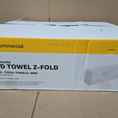 AMAZON COMMERCIAL PURE CELLULOSE HAND TOWELS - 20 PACKS - 200 TOWELS PER PACK 