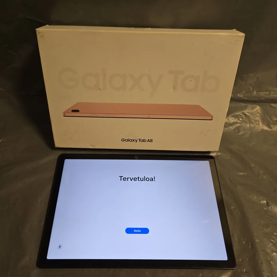 BOXED SAMSUNG GALAXY TAB A8 TABLET IN PINK 