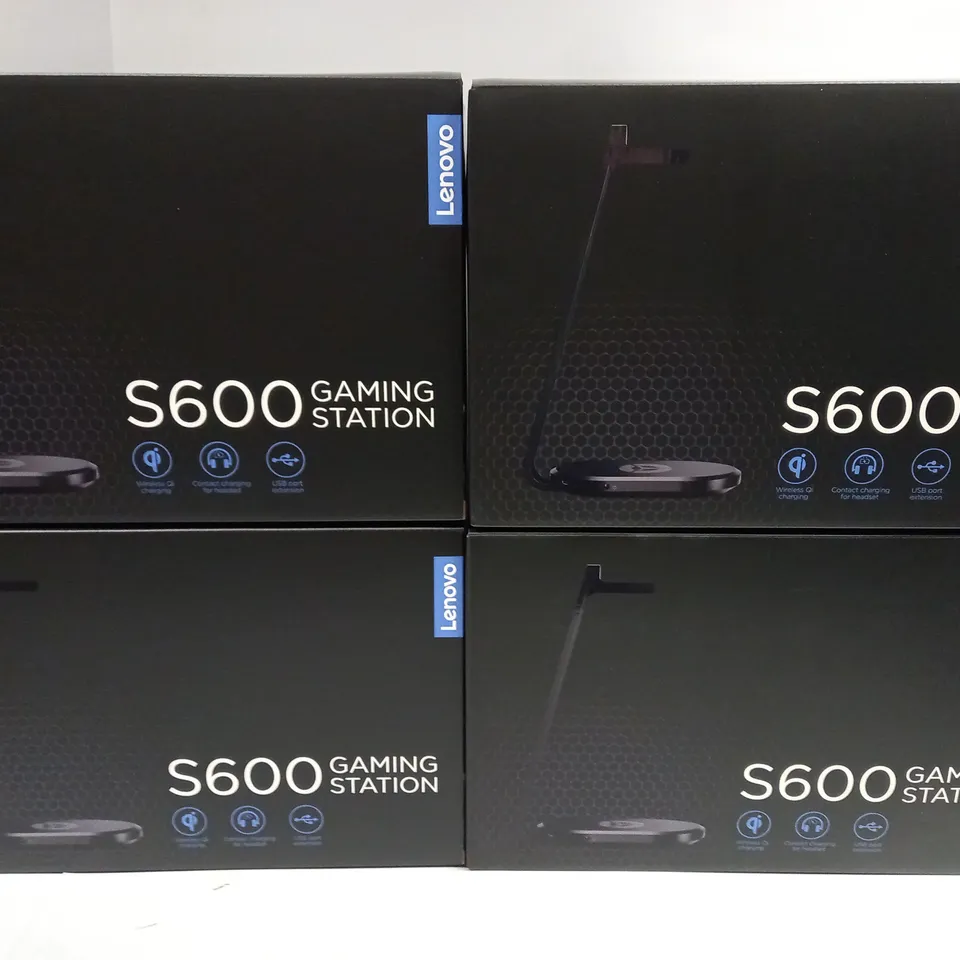 BOX OF 4 LENOVO LEGION S600 GAMING STATION STANDS 