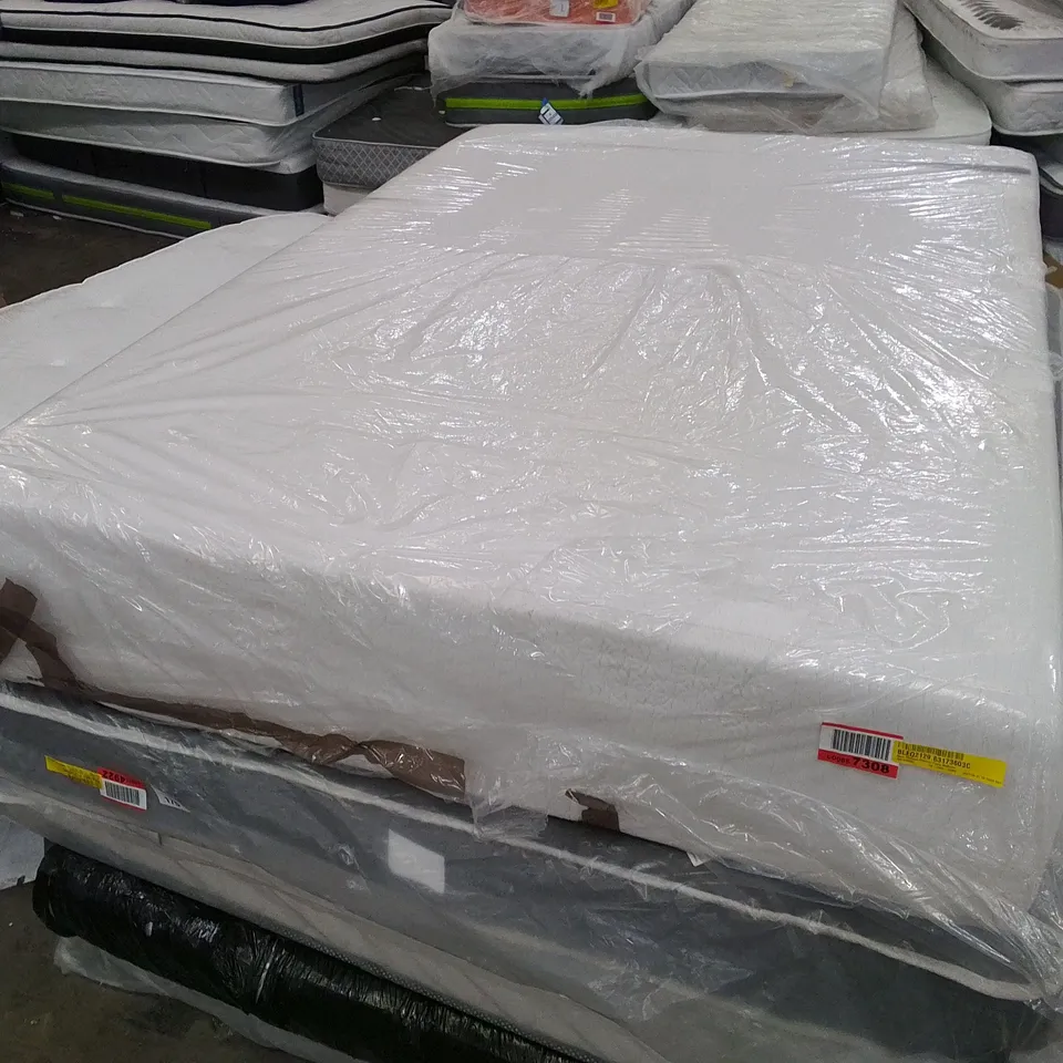 QUALITY BAGGED 30CM MEDIUM 4'6" MEMORY FOAM MATTRESS 