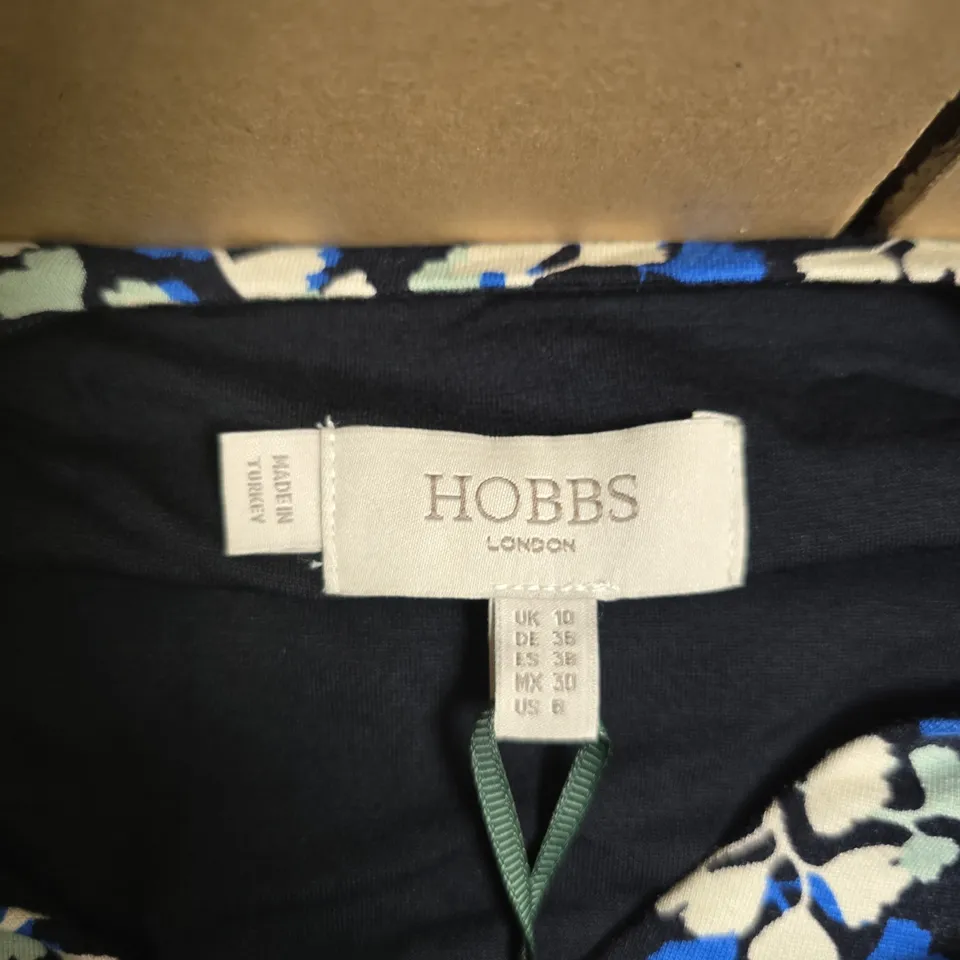 HOBBS LONDON FLORAL PRINT DRESS – UK 10 (EU 38)