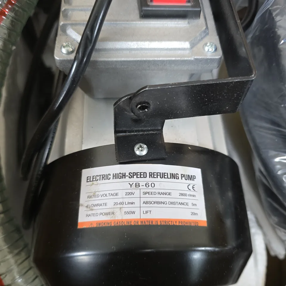 YB-60 ELECTRIC HIGH-SPEED REFUELLING PUMP – BOXED
