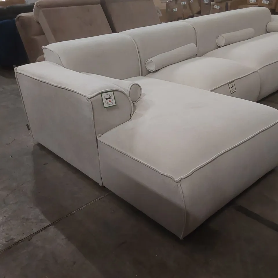 QUALITY DESIGNER FLEX FELIX 6 SEATER CORNER SECTIONAL SOFA