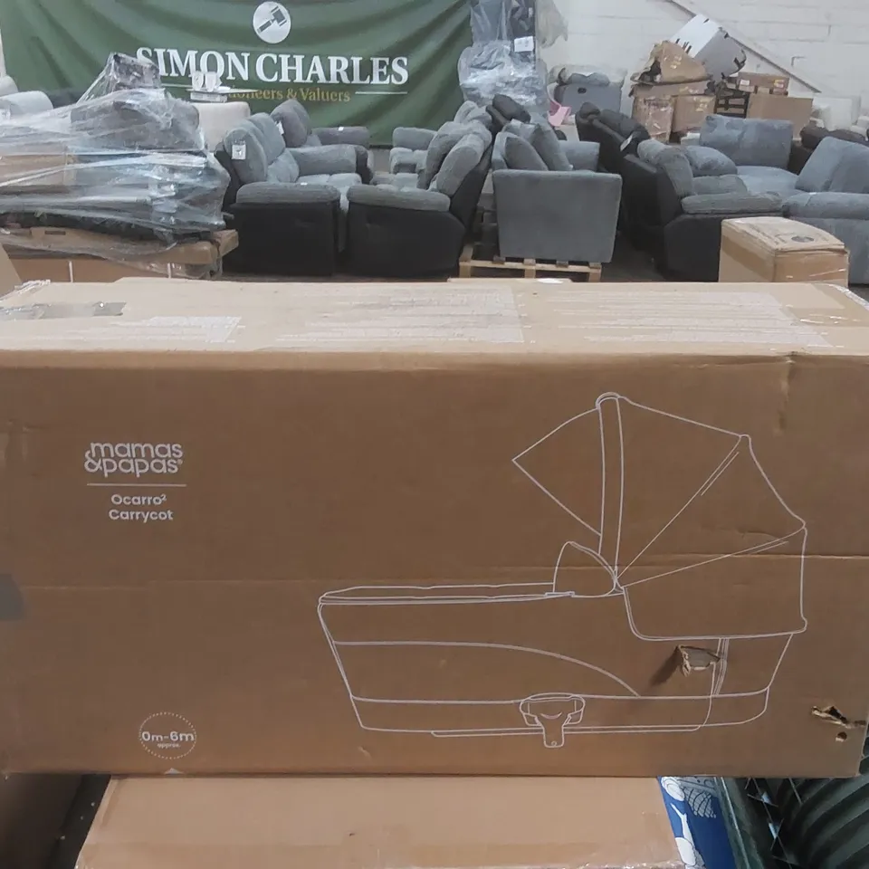 BOXED MAMAS & PAPAS OCARRO² CARRYCOT - BLACK