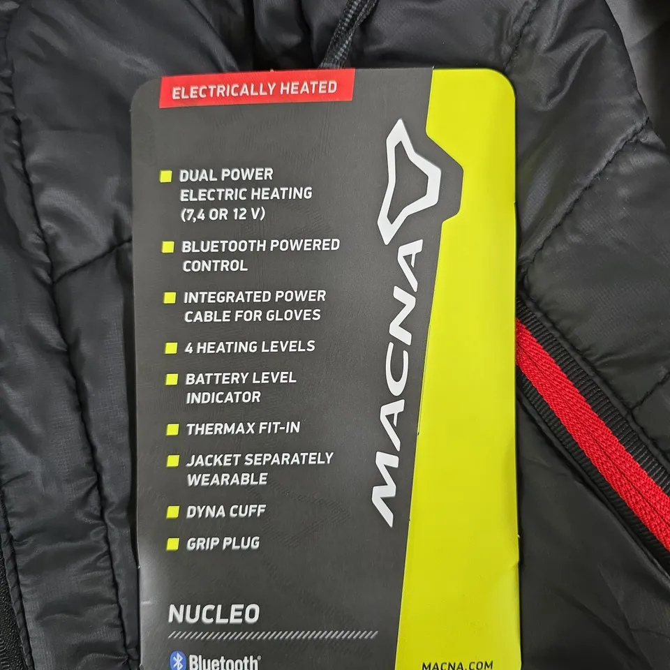 MACNA NUCLEO HEATED JACKET – BLACK, UK L