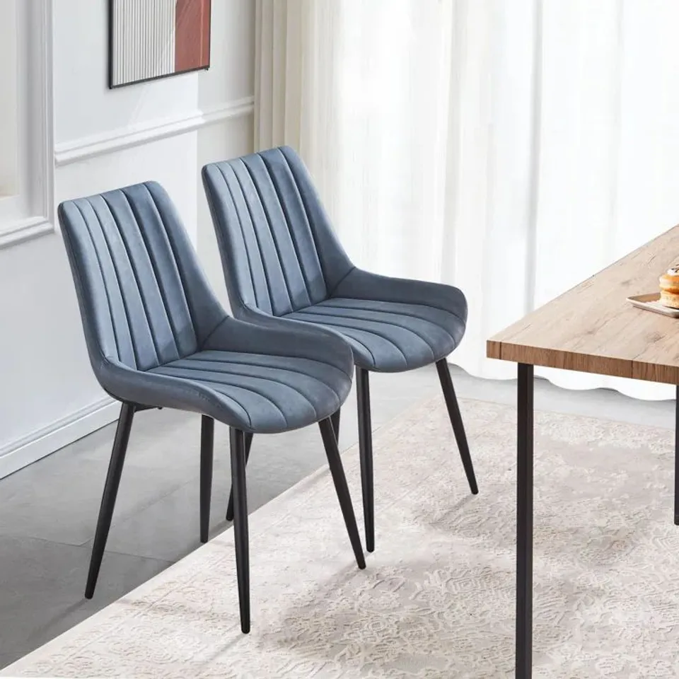 BOXED POULAN PARSONS CHAIR (SET OF 2, 1 BOX)