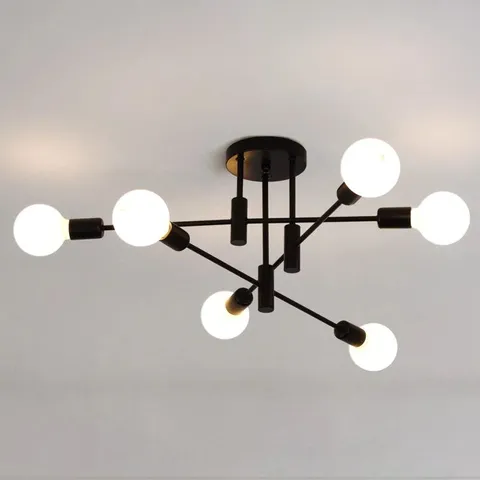 BOXED COBLITZ 6-LIGHT SPUTNIK SEMI FLUSH MOUNT