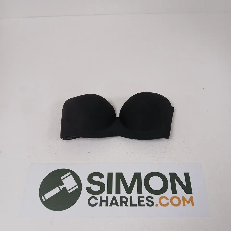 WING BRA BY MAGIC BODYFASHION – BLACK STRAPLESS BRA - D CUP