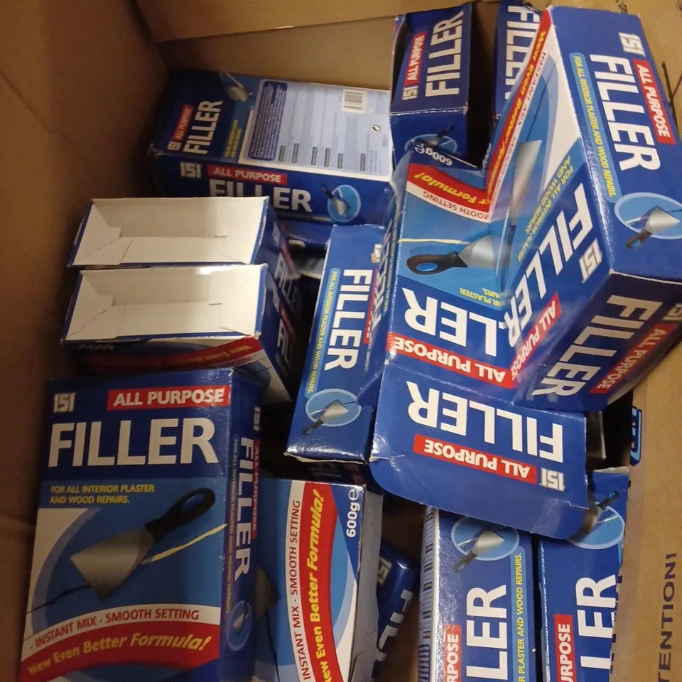 LARGE BOX OF ASSORTED ALL PURPOSE FILLER 