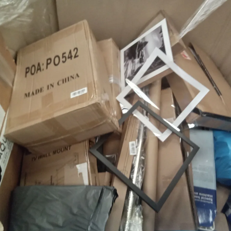 PALLET OF ASSORTED ITEMS INCLUDING BASSINET AND BEDSIDE SLEEPER, CAT LITTERBOX, AREALER FOOT SPA MASSAGER, MY LITTLE CHEF KITCHEN PLAY SET, GLOBBER LIGHT UP SCOOTER, FORGING MOUNT TV WALL MOUNT 