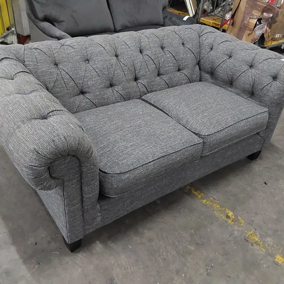 DESIGNER HAMSTEAD SOFA IN CHARCOAL GREY FABRIC