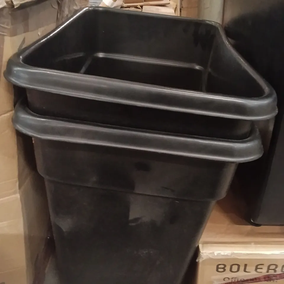 SET OF 2 BLACK BOTTLE SKIPS