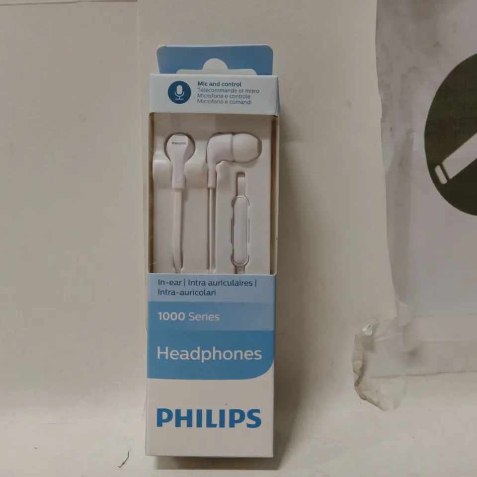 PHILIPS 1000 SERIES IN-EAR HEADPHONES (BOXED)
