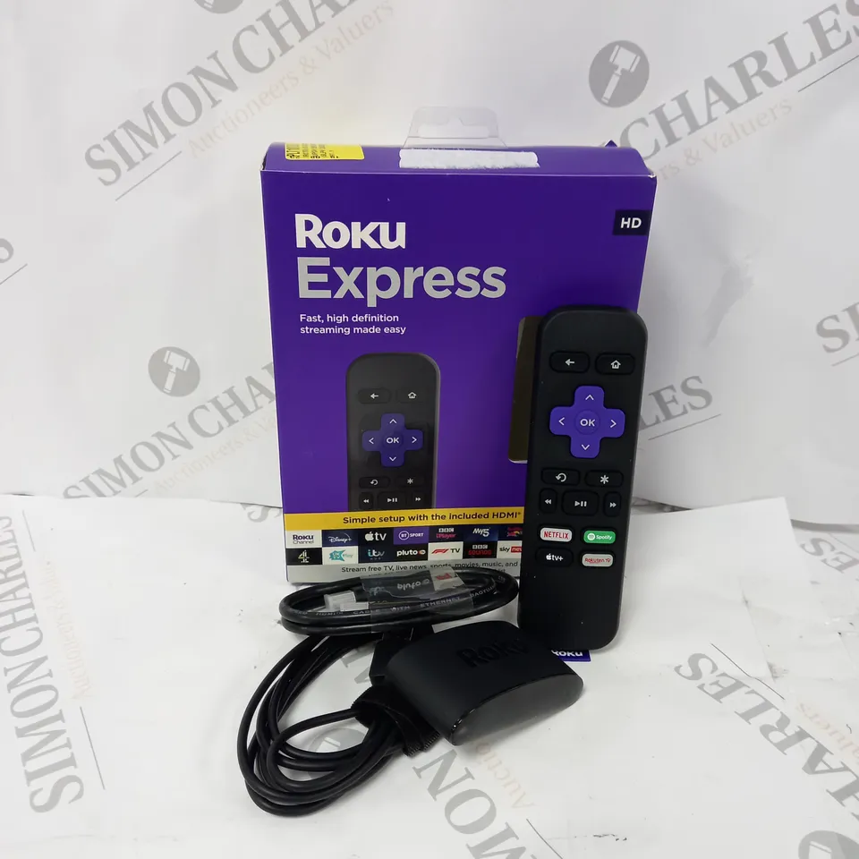 BOXED ROKU EXPRESS STREAMING PLAYER