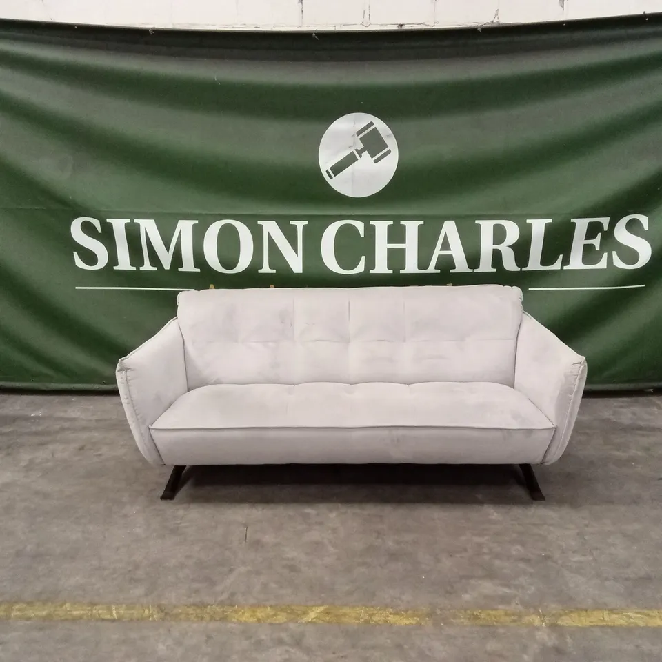 QUALITY DESIGNER ITALIAN MADE SEVILLE 3 SEATER VELVET SOFA