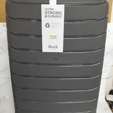 BOXED ROCK PRIME CHARCOAL SUITCASE