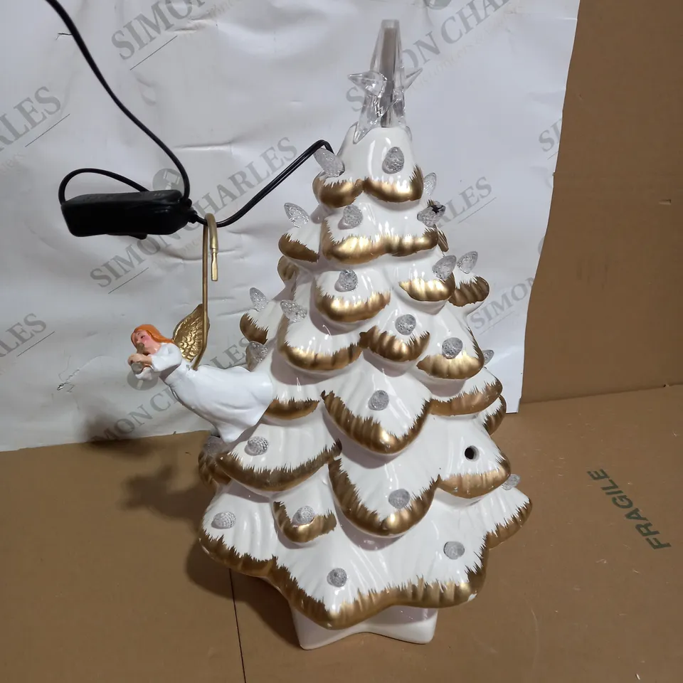 ANGEL PRE-LIT CIRCLING CHARACTER NOSTALGIC TREE - ANGEL