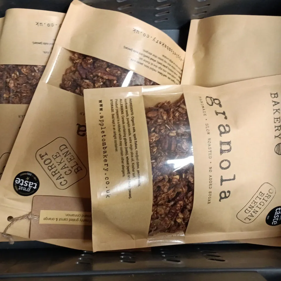 4 PACKS OF APPLETON BAKERY GRANOLA (350G)
