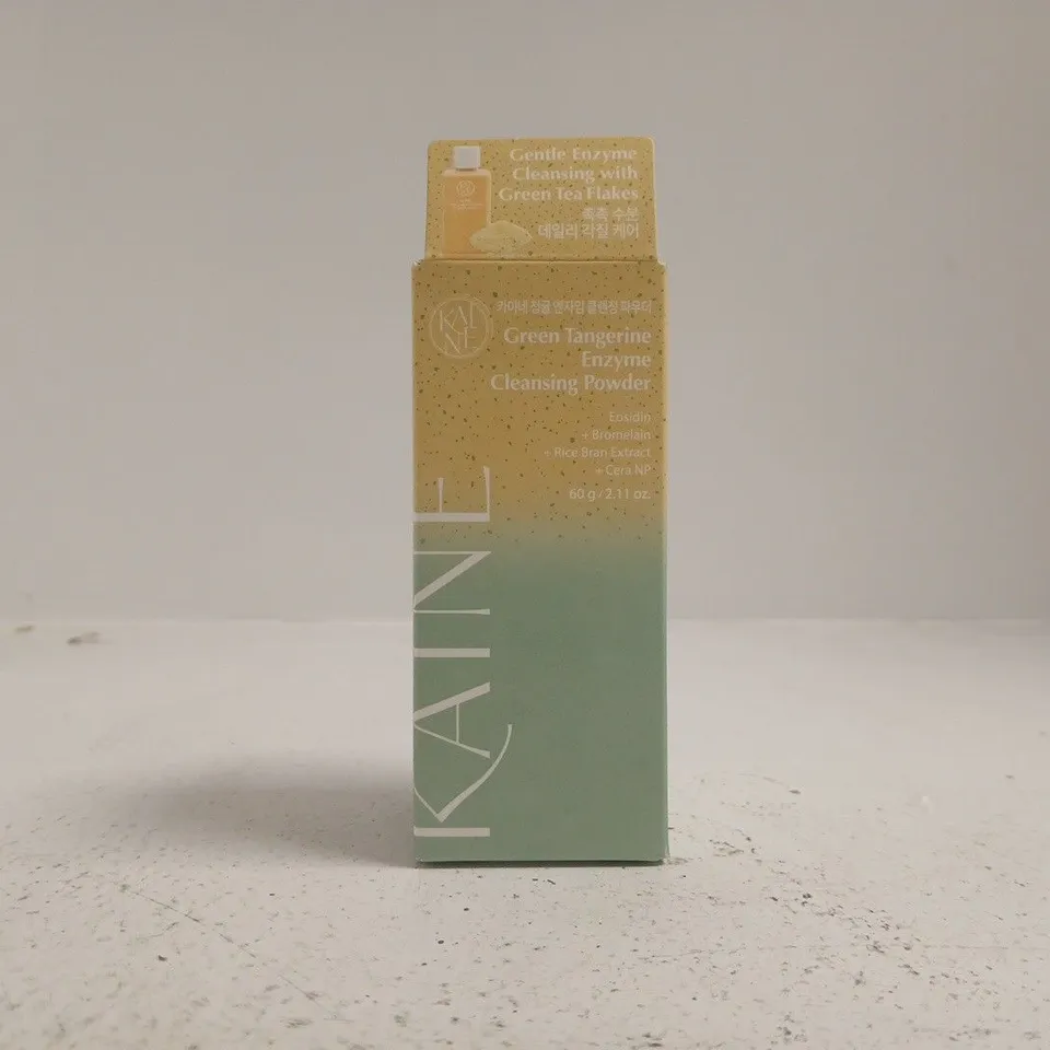 KAINE GREEN TANGERINE ENZYME CLEANSING POWDER – BOXED 60G
