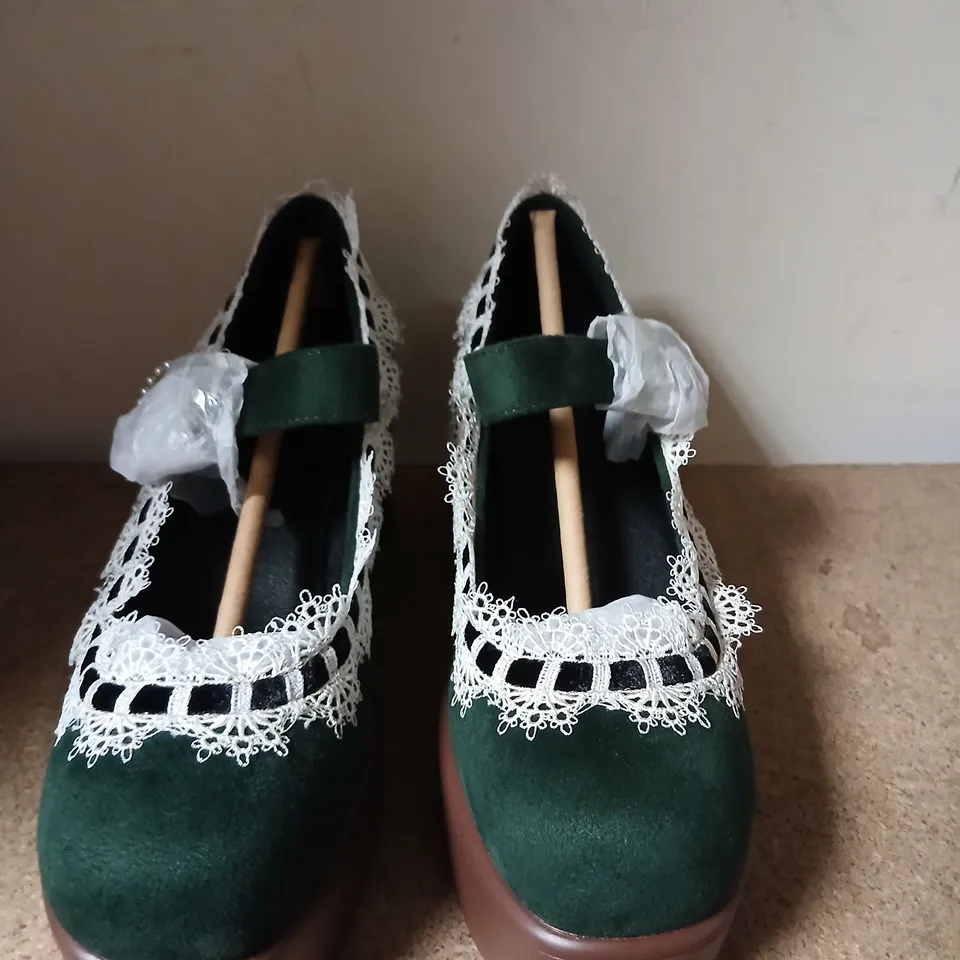 KOI TIRA MARY JANES 'WILLOW WISP EDITION' UK 3 – GREEN