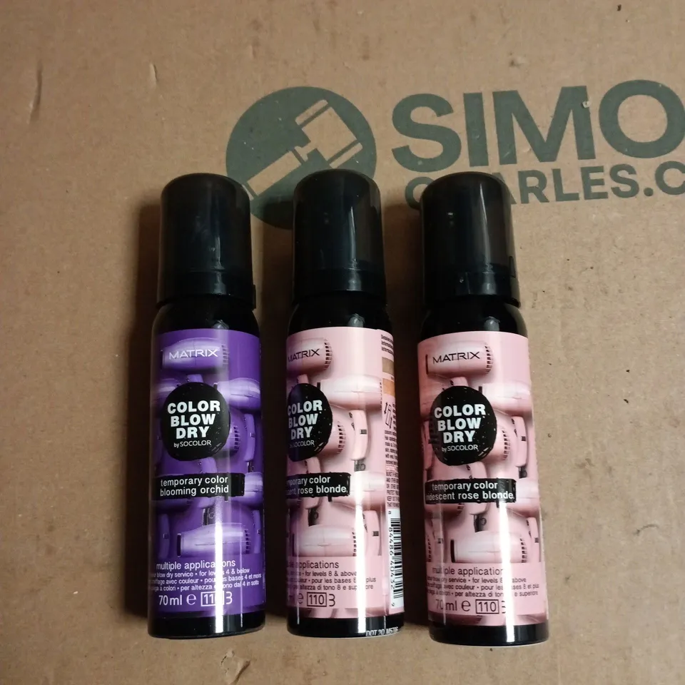 BOX OF APPROXIMATELY 20 ASSORTED MATRIX BLOW DRY TEMP COLOUR